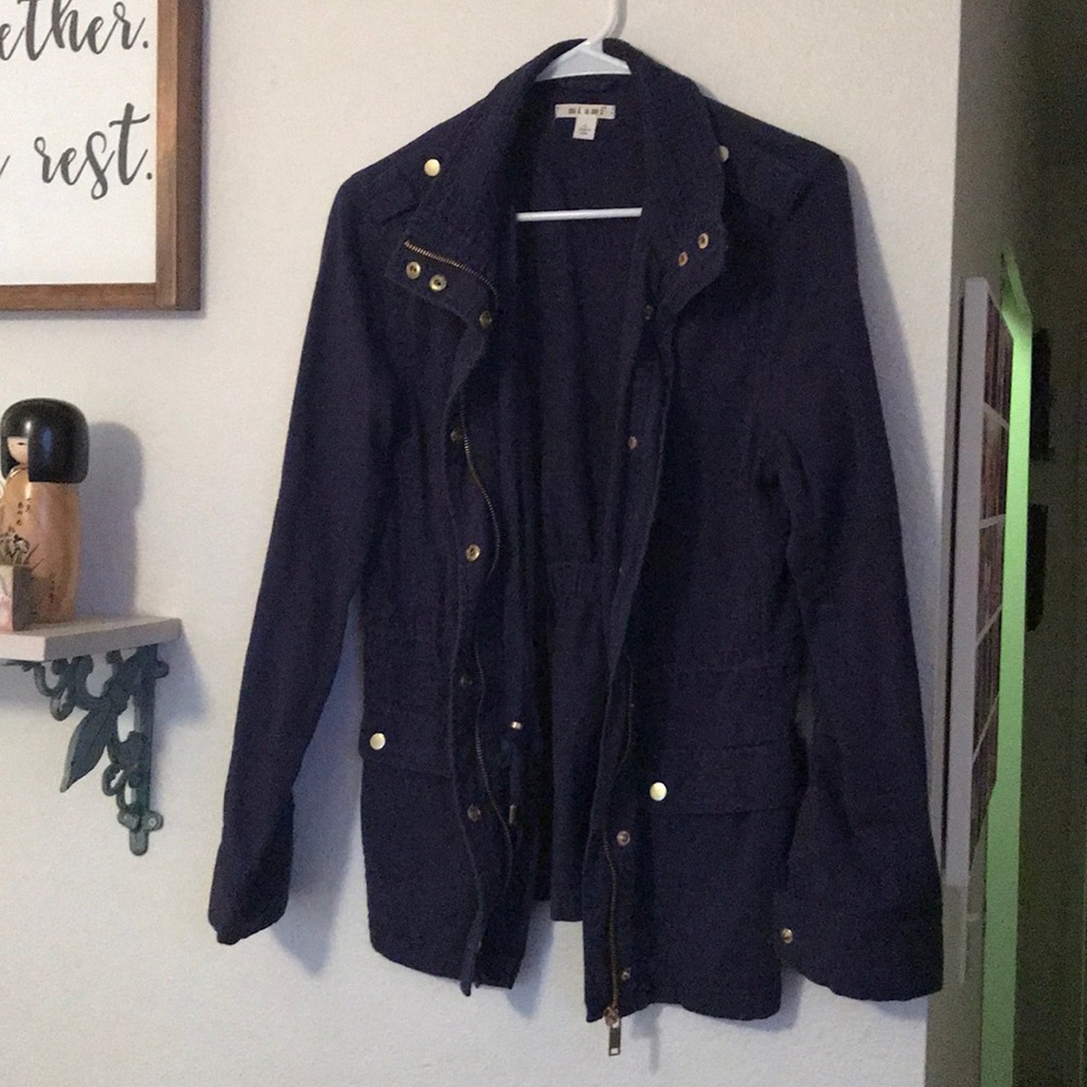 Navy utility jacket from Francescas